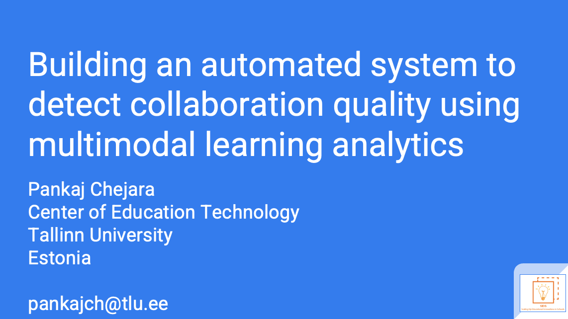 Building an automated system to detect collaboration quality using multimodal learning analytics